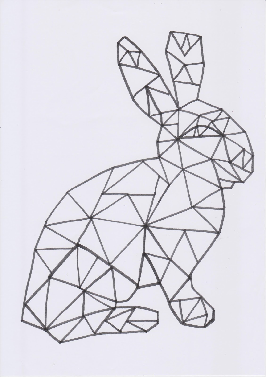 La boite à idées de l' atelier 3B* * *: Lapinou en graphisme