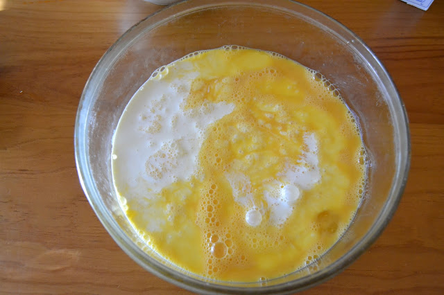 ous de pagès amb crema de llet