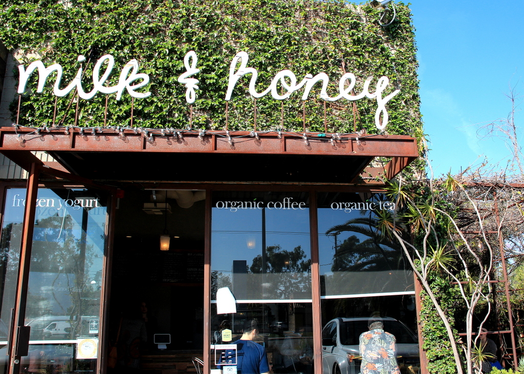 Milk & Honey and their delicious Lavender Lattes Coffee and Hip
