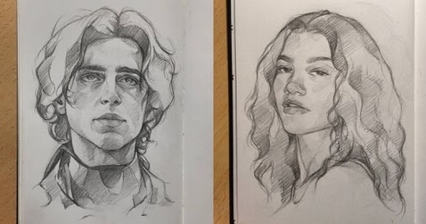 Pencil Portraits Drawing