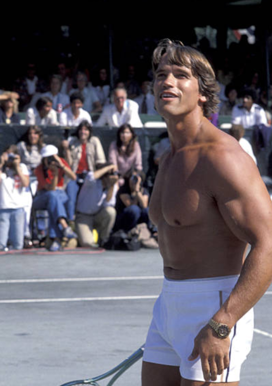 kenneth in the (212) jump: Tennis Tuesday: Arnold Schwarzenegger