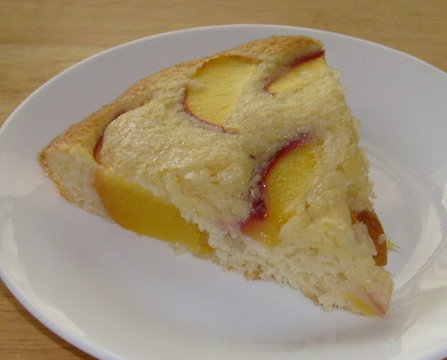 Happier Than A Pig In Mud Open Face Plum/Peach Cake