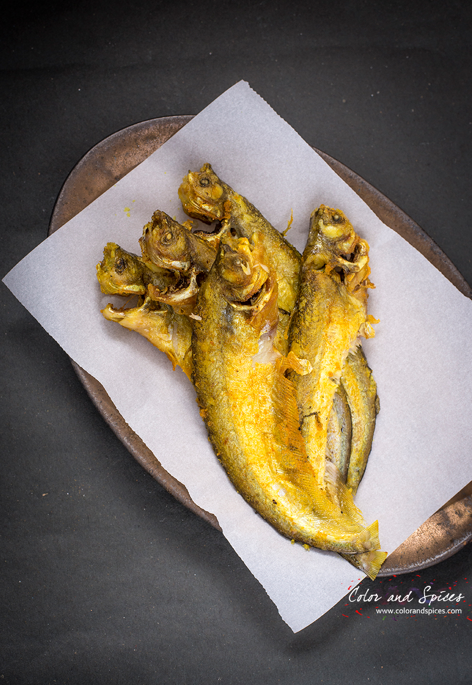 Color and Spices Fish in mustard sauce...