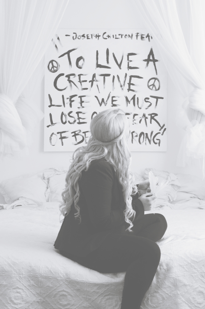 TO LIVE A CREATIVE LIFE WE MUST LOSE OUR FEAR OF BEING WRONG