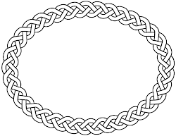 rope clip borders vector