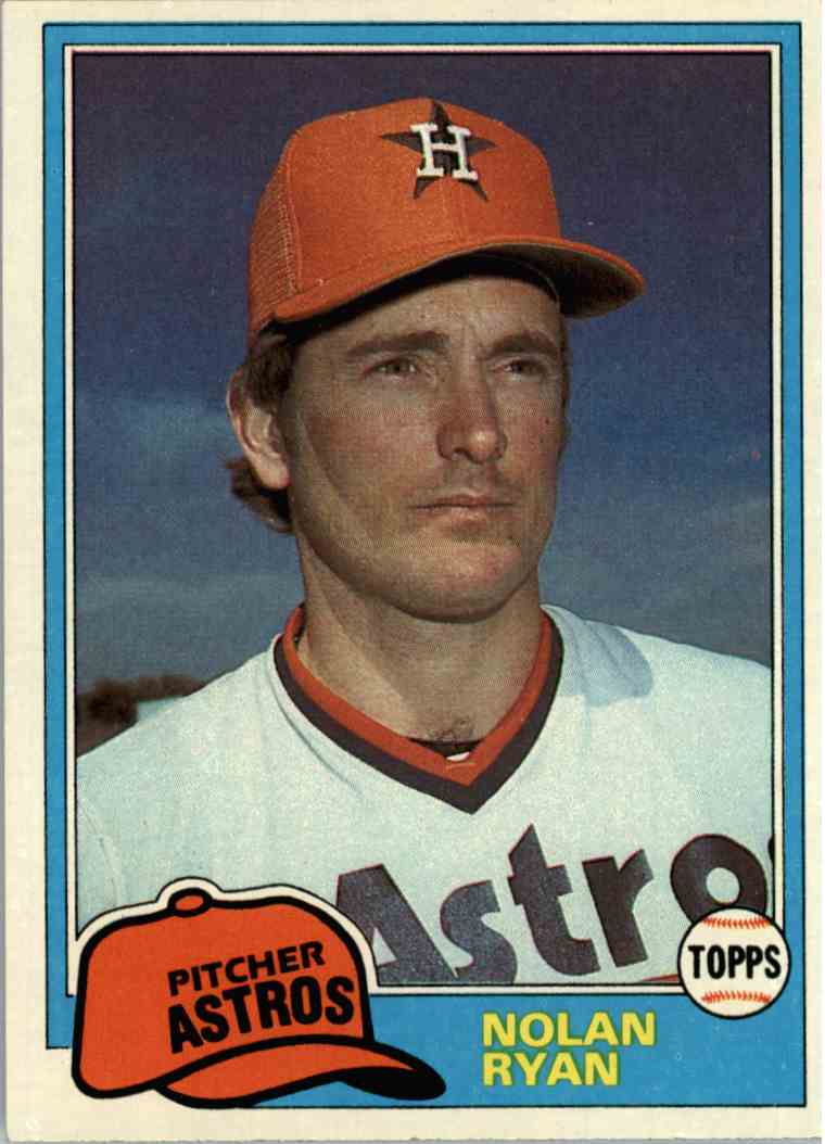 Baseball Cards Come to Life! 1981 Topps Nolan Ryan