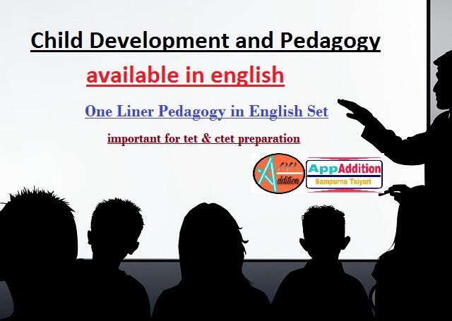 One Liner Pedagogy in English Set-1