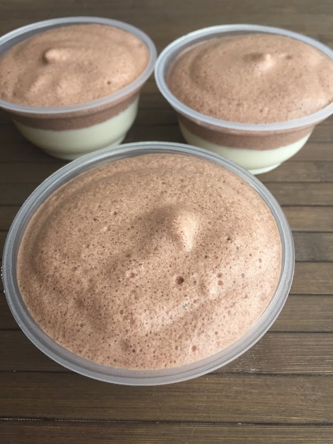 Postre light de chocolate para dieta