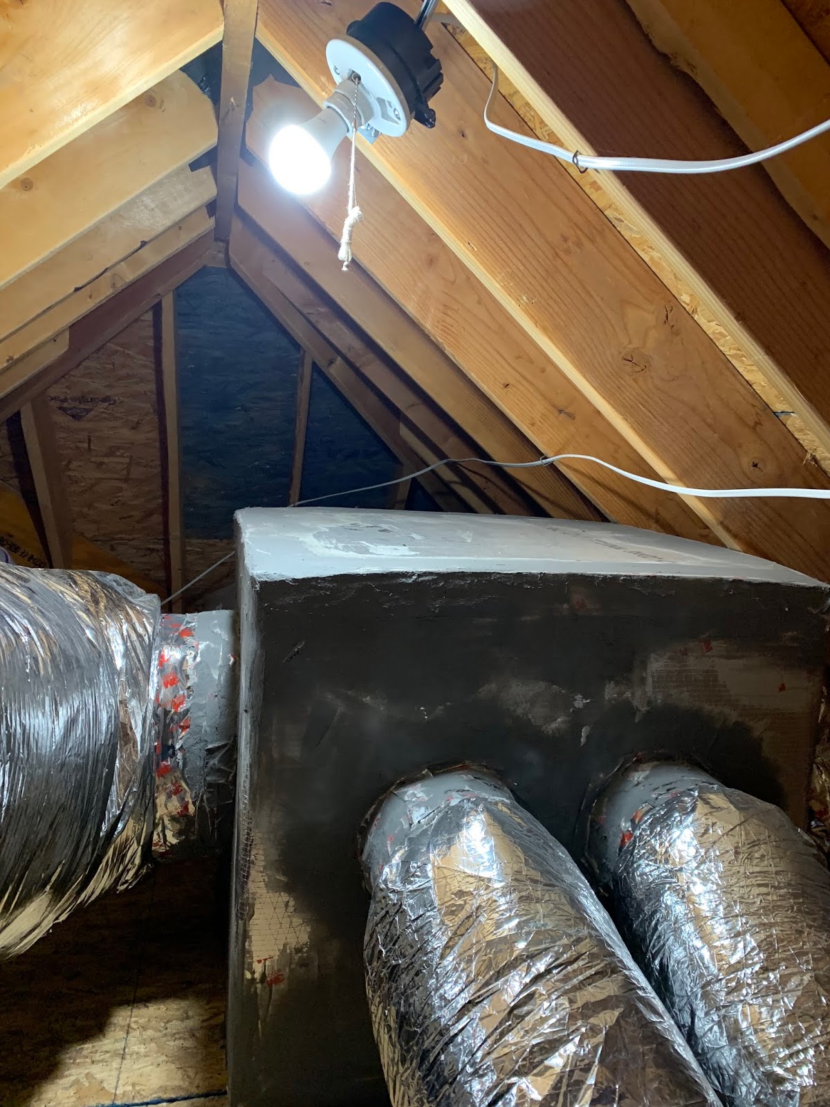 Price Creek DIY Attic HVAC Working!