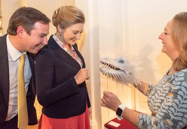 Hereditary Grand Duchess Stephanie and Hereditary Grand Duke Guillaume opened of 2nd edition of Masters Hands exhibition