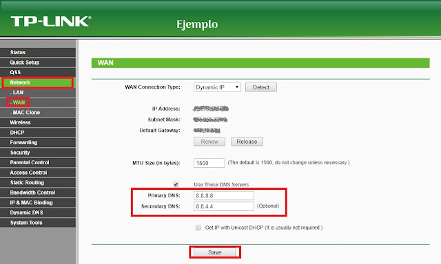 DNS-TPlink-WAN