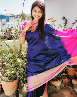 Saravanan Meenakshi Rachitha Beautiful Stills In Traditional Saree