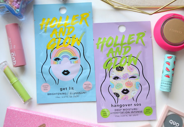 Holler and Glow Get Lit and Hangover SOS Masks