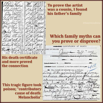 It's great when the facts and documents come together. This bit of family lore is TRUE.