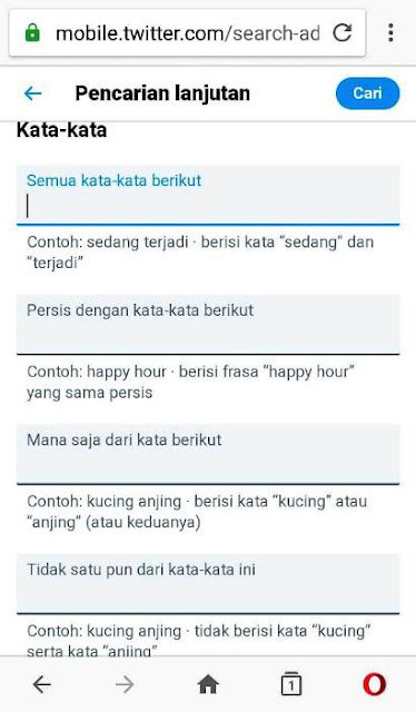 Cara Melihat Mencari Tweet Lama Di Android Santri Dan Alam