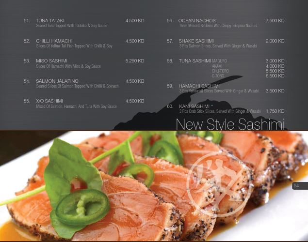 Wok n Roll Chinese and Japanese Restaurant Food Menu Jabriya Mahboula