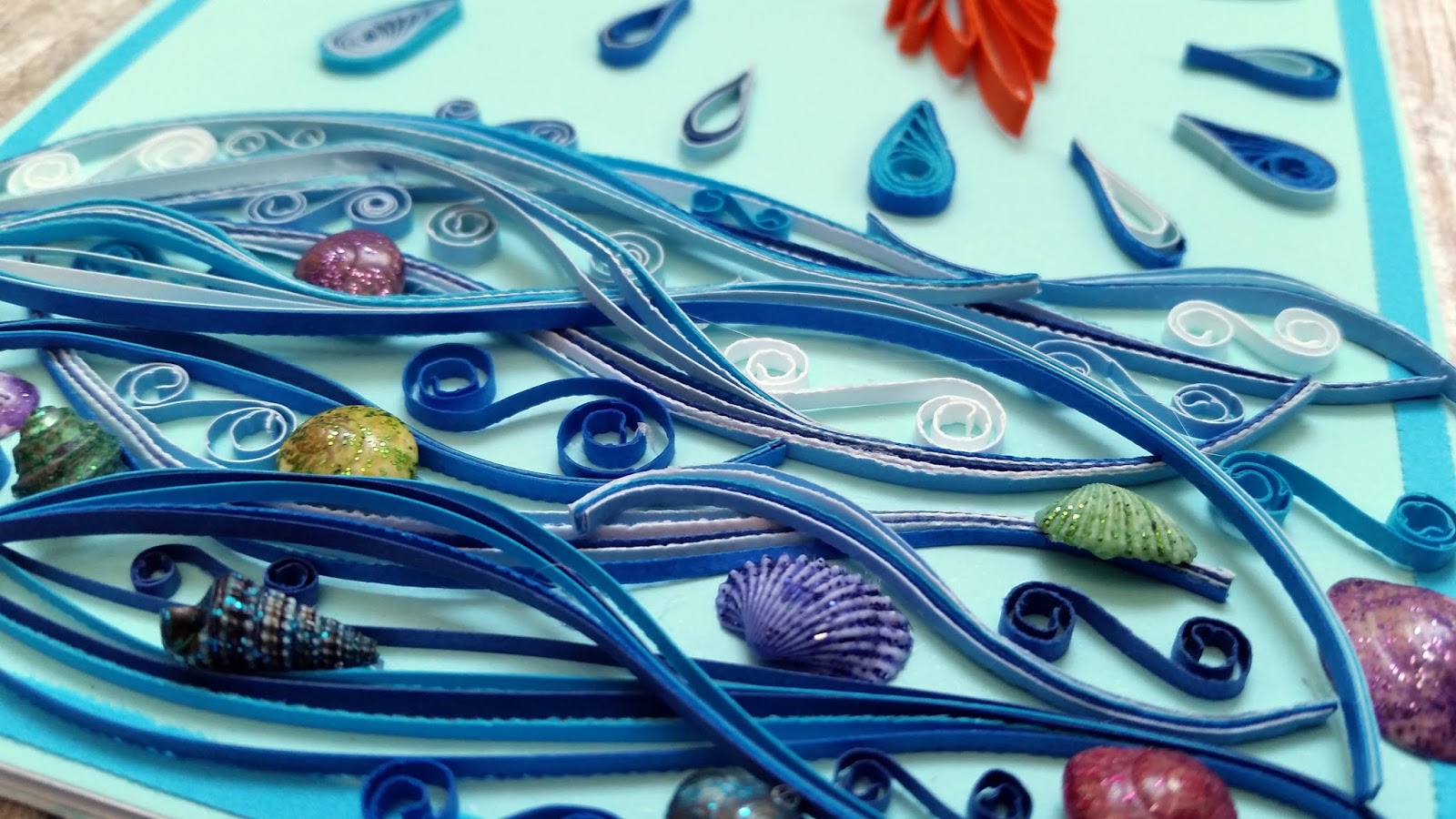 NV Craft Designs Quilling BirthdayCard;Quilled All Occasion Card