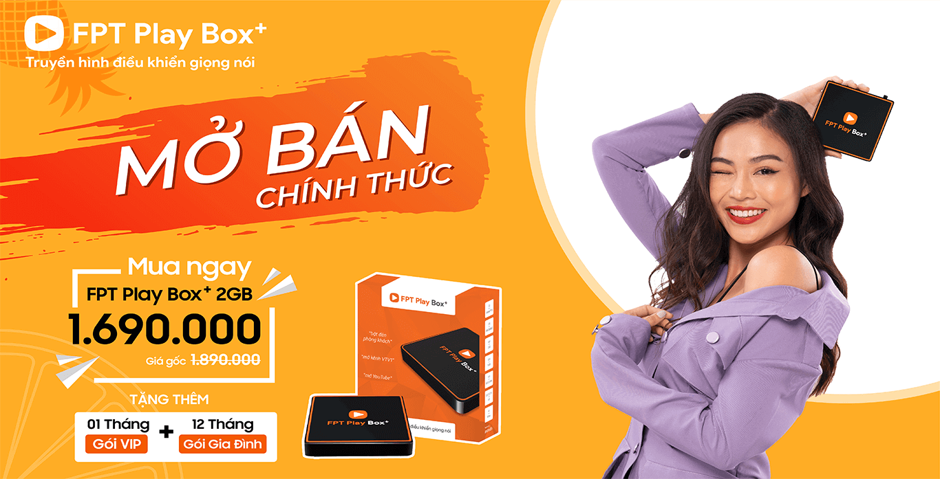 Đặt mua FPT Play BOX+ tại Tiền Giang