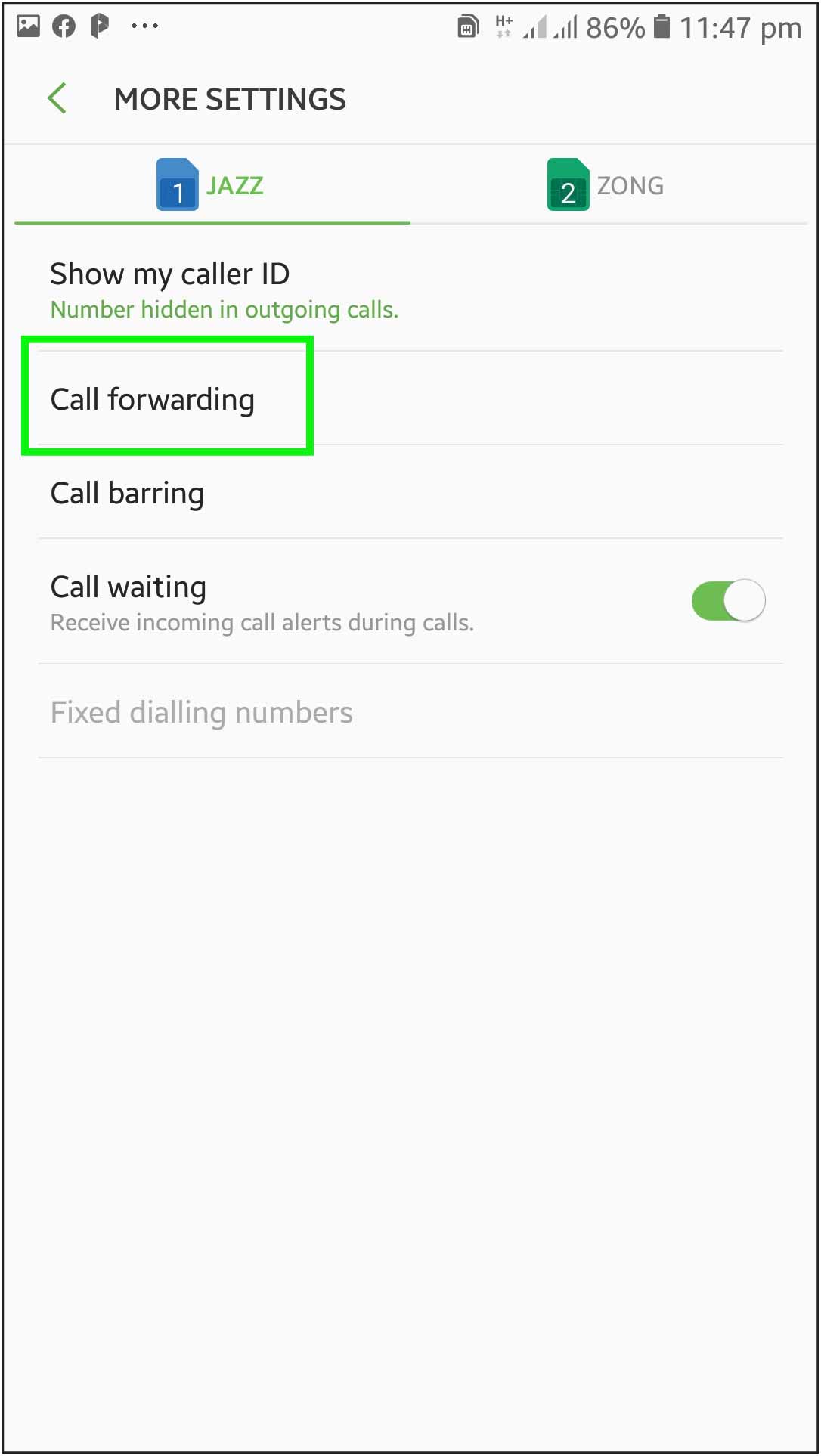 Call forwarding in Samsung J7 Max How to setup call forwarding