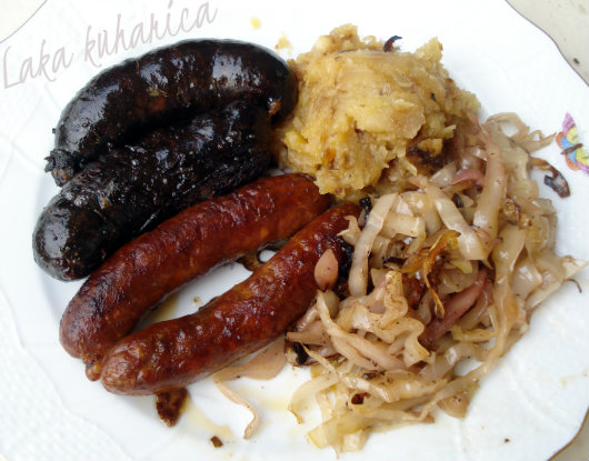 Winter lunch from Podravina by Laka kuharica: a typical hearty meal from Podravina, NW region of Croatia.