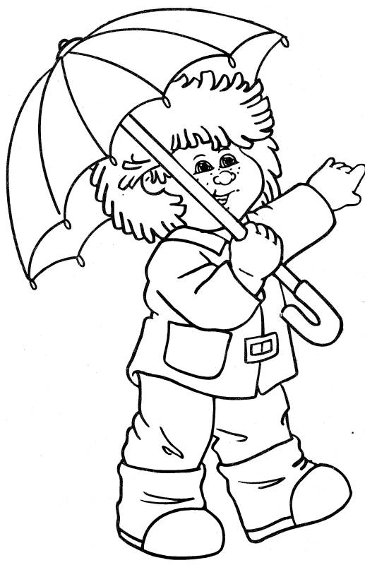 umbrella coloring pages for kids - photo #49