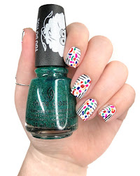 stripes shapes nail abstract liked them hope actually too different fun