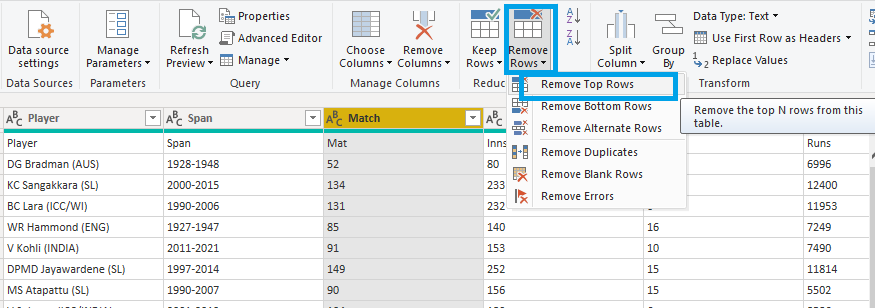 SQLCircuit: Power BI - How to pull the data from Web