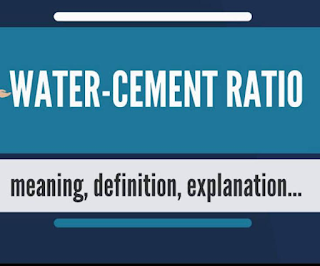Important of Water Cement Ratio - Calculation