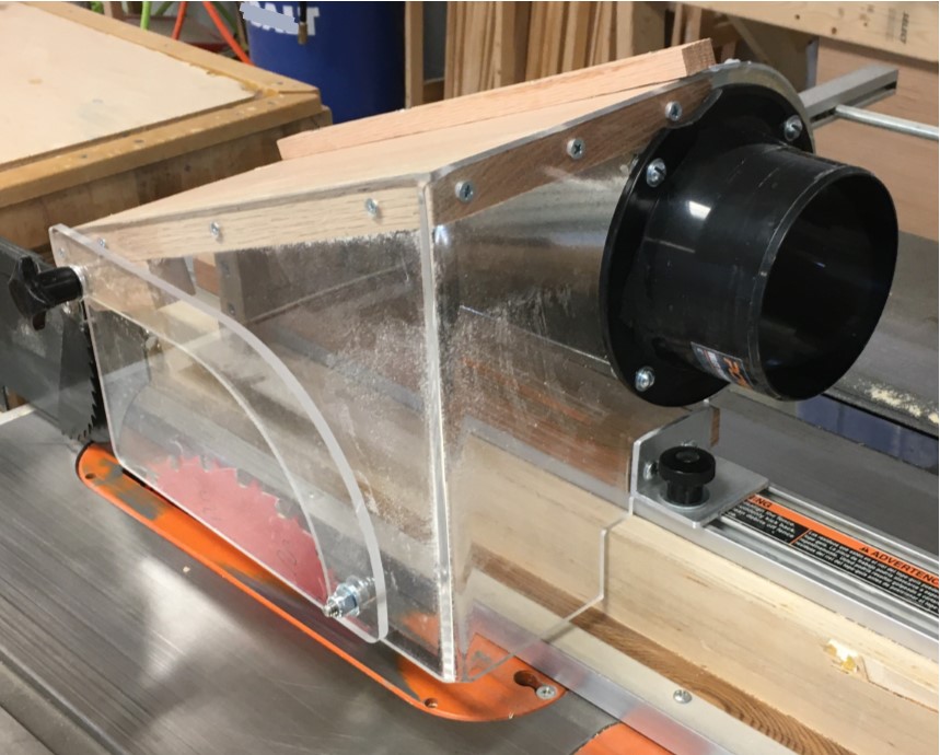 High Efficiency Table Saw Dust Hood