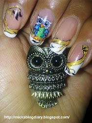 owl nail ring