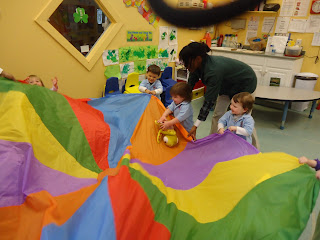 Welcome to the HH Toddler Classroom!: Parachute Fun