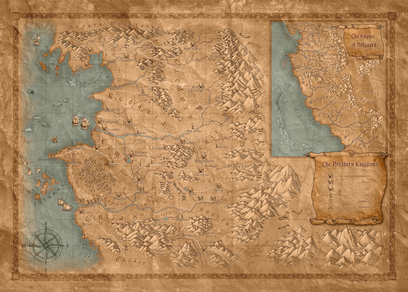 HeroPress: Map-A-Monday: The Witcher World Map