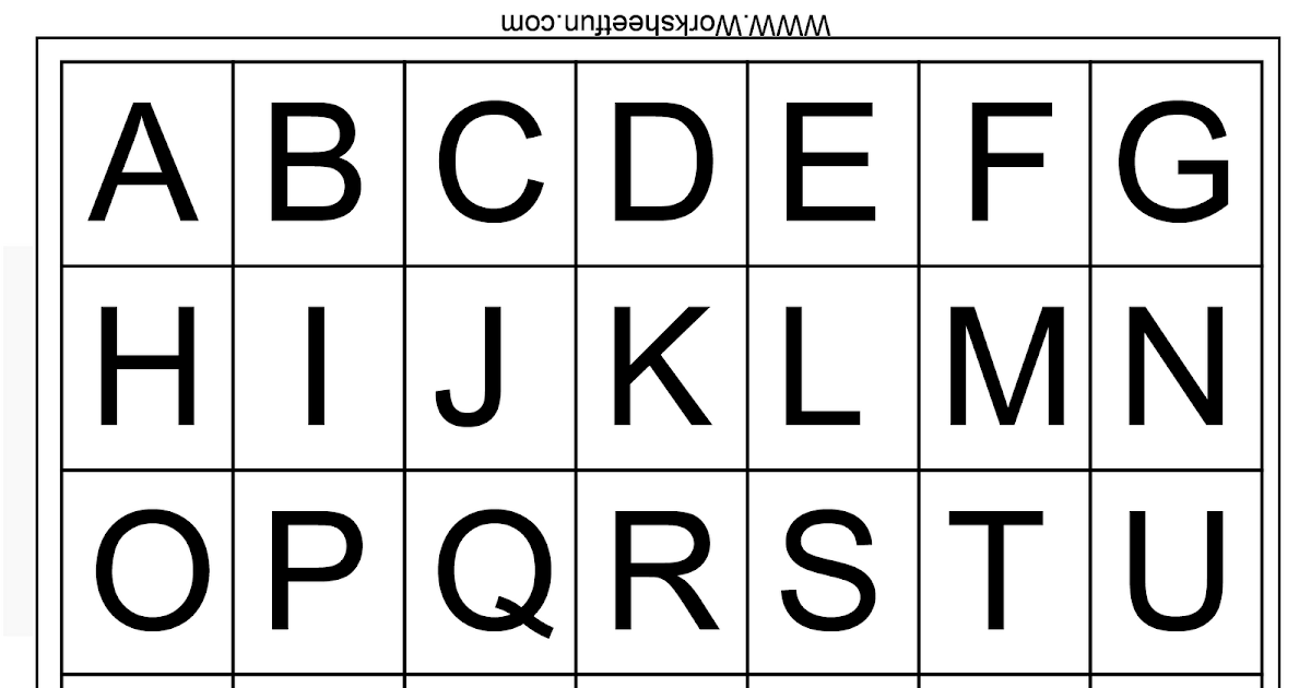 Alphabet Letters Printable With Picture - Birthday Letter