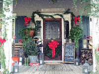 Decorated Front Porch