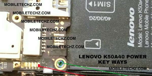 Lenovo K50A40 Power Key Jumper Solution