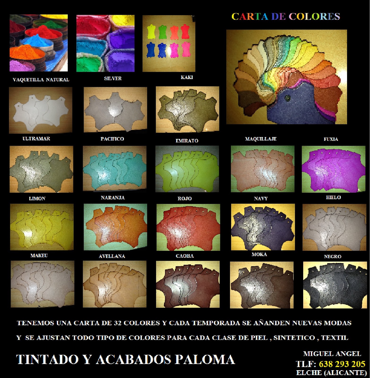 Tintados y Acabados Ferrandez : Teñido y Acabados Pieles al Corte en ...