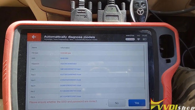 xhorse  vvdi key tool plus benz w204 2007 add key 12
