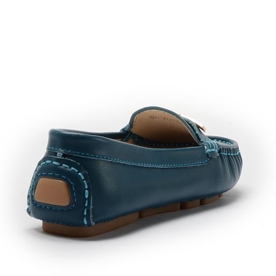 GIÀY LƯỜI XỎ PHỐI KHÓA ĐÍNH CƯỜM THIẾT KẾ MAY VIỀN MŨI MÀU XANH, GC 008 9 sm 520581416352 1643170740937