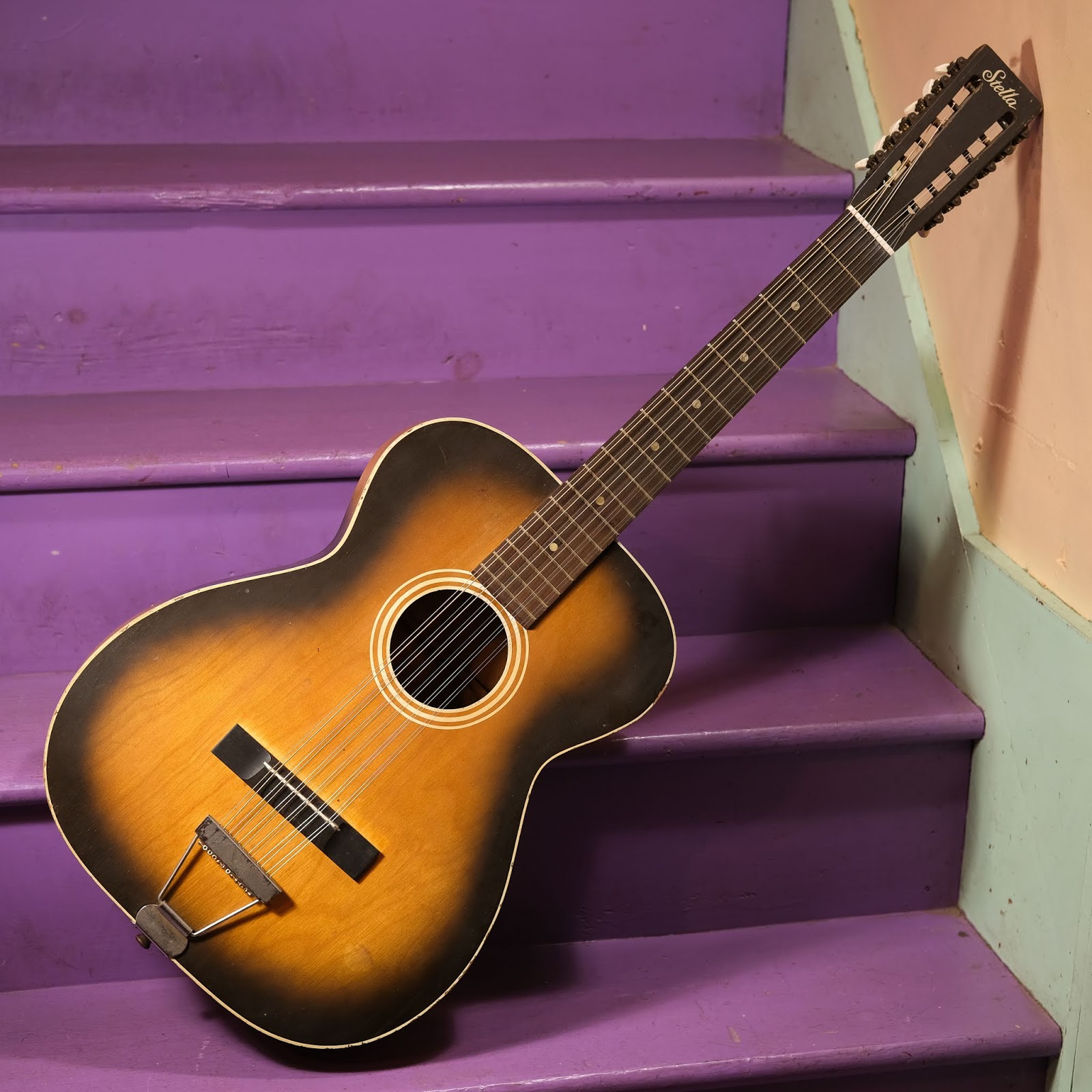 1960s Harmonymade H912 Stella 12String 000Size Guitar