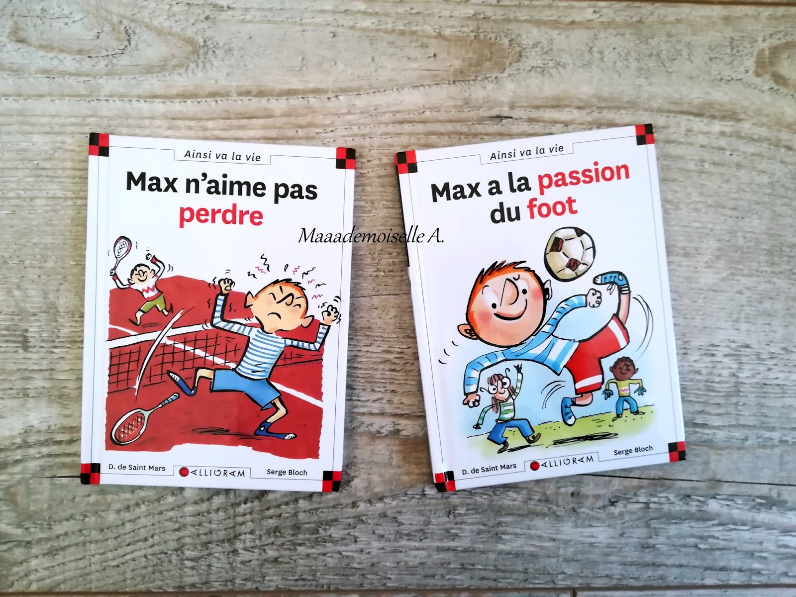 Maaademoiselle A.  Sélection de livres sur le sport (Chut, les