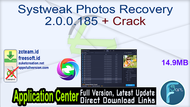 Systweak Photos Recovery 2.0.0.185 + Crack_ ZcTeam.id