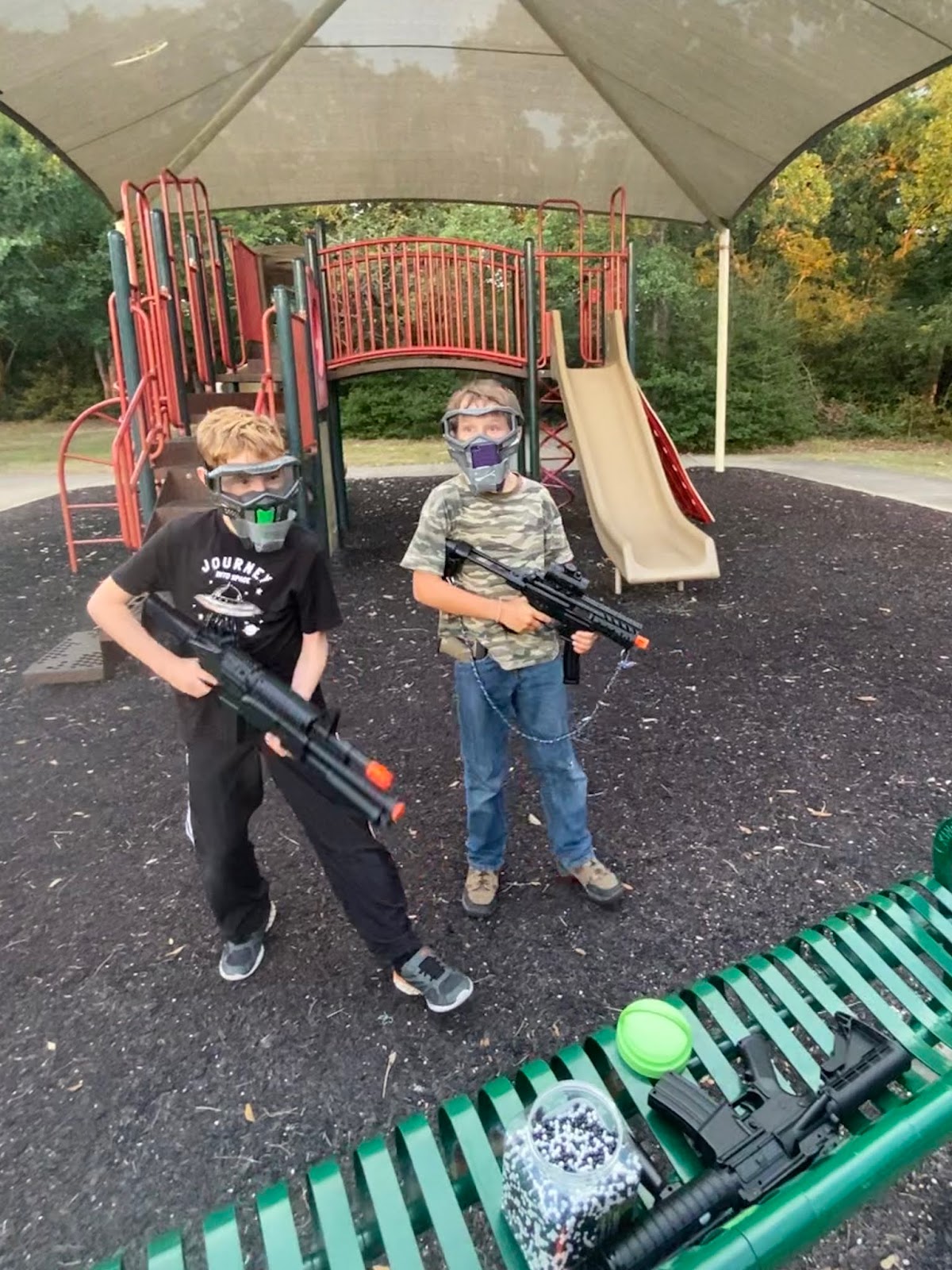 Our Family Airsoft and Hex Bugs?