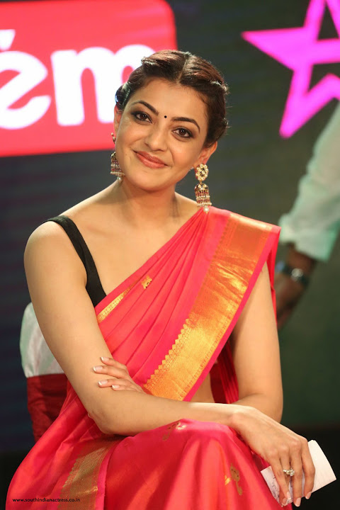 Kajal Agarwal at Nene Raju Nene Mantri Audio Launch