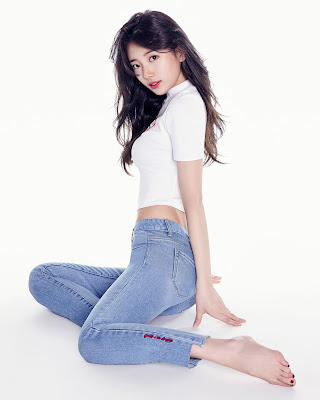 Bae Suzy  high weist Skeanity Jeans