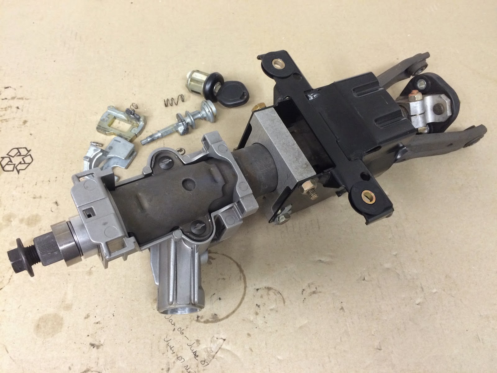 Stu's AK427 Build BMW E34 Steering Column rework