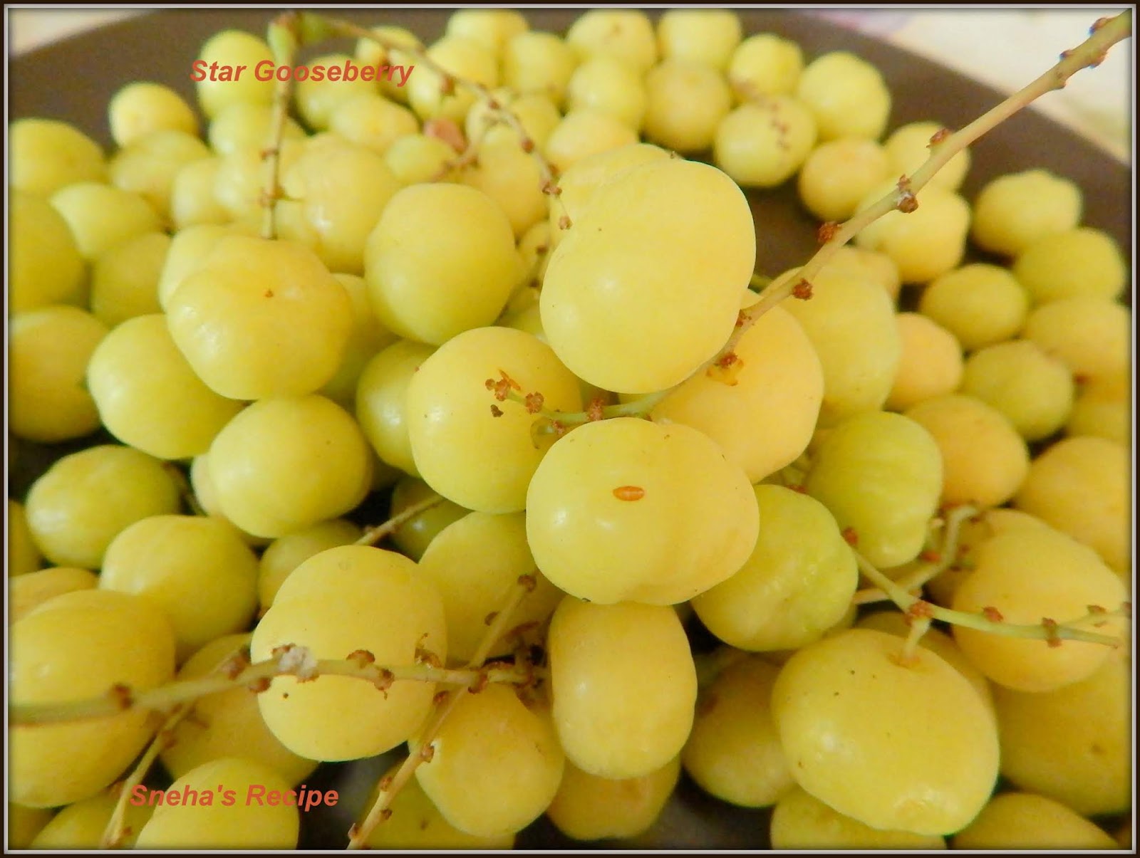 Pickled Star GooseberryFoodieextravaganza Sneha's Recipe