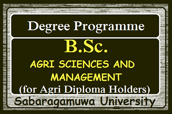 Degree (Agri Science and Management) for Agri Diploma Holders