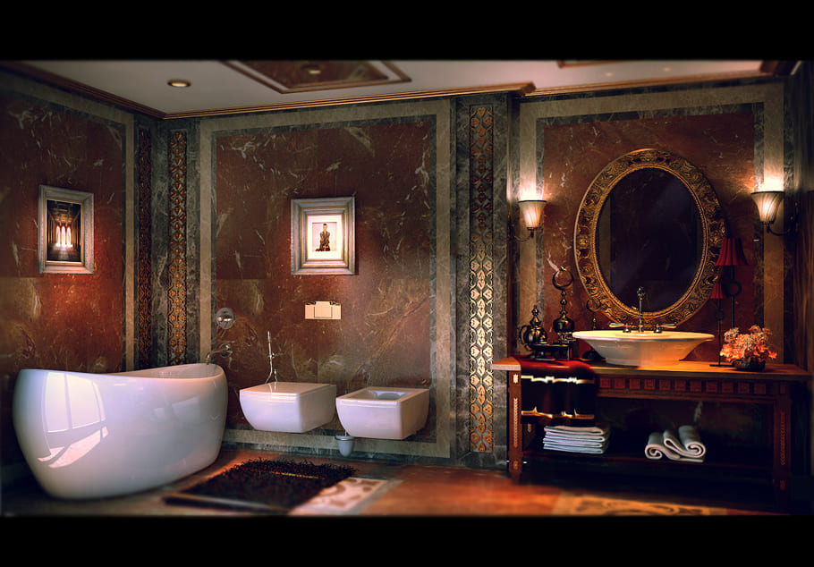 Modern bathroom designs and decorations with classical details Modern bathroom designs and decorations with classical details