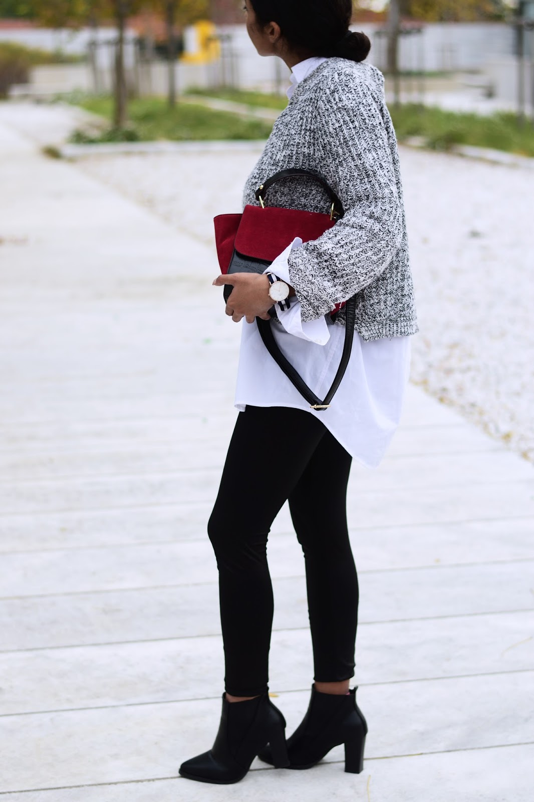 How to wear ankle boots with leggings K Meets Style