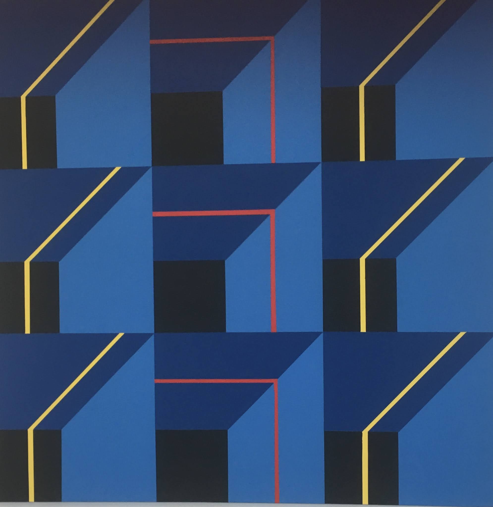 Mary Fletcher's Art Blog Anthony Gribbin paintings in St.Ives Library